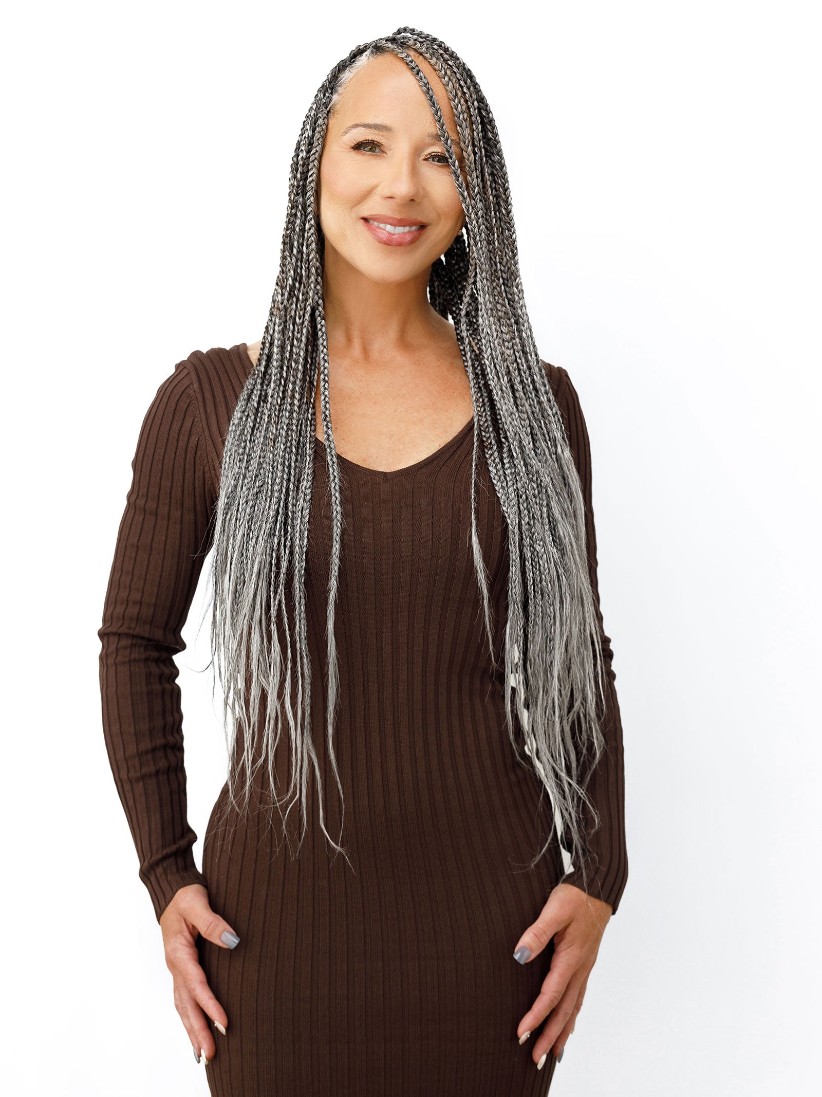 #51 Platinum (Silver) | Non-Toxic Synthetic Braiding Hair