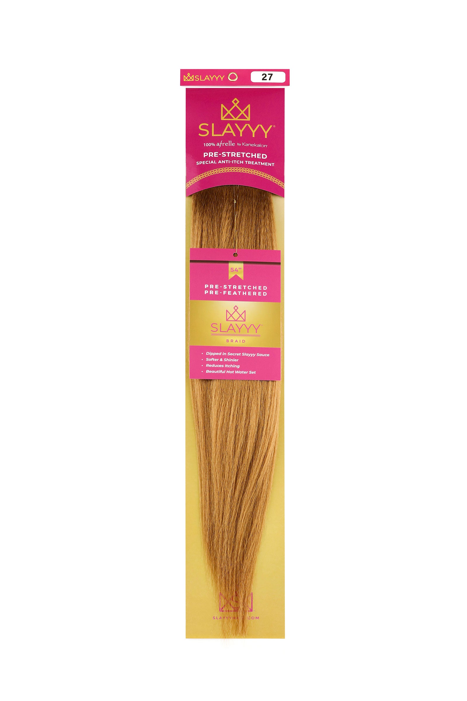 #27 Pecan (Light Auburn Brown) | Non-Toxic Synthetic Braiding Hair