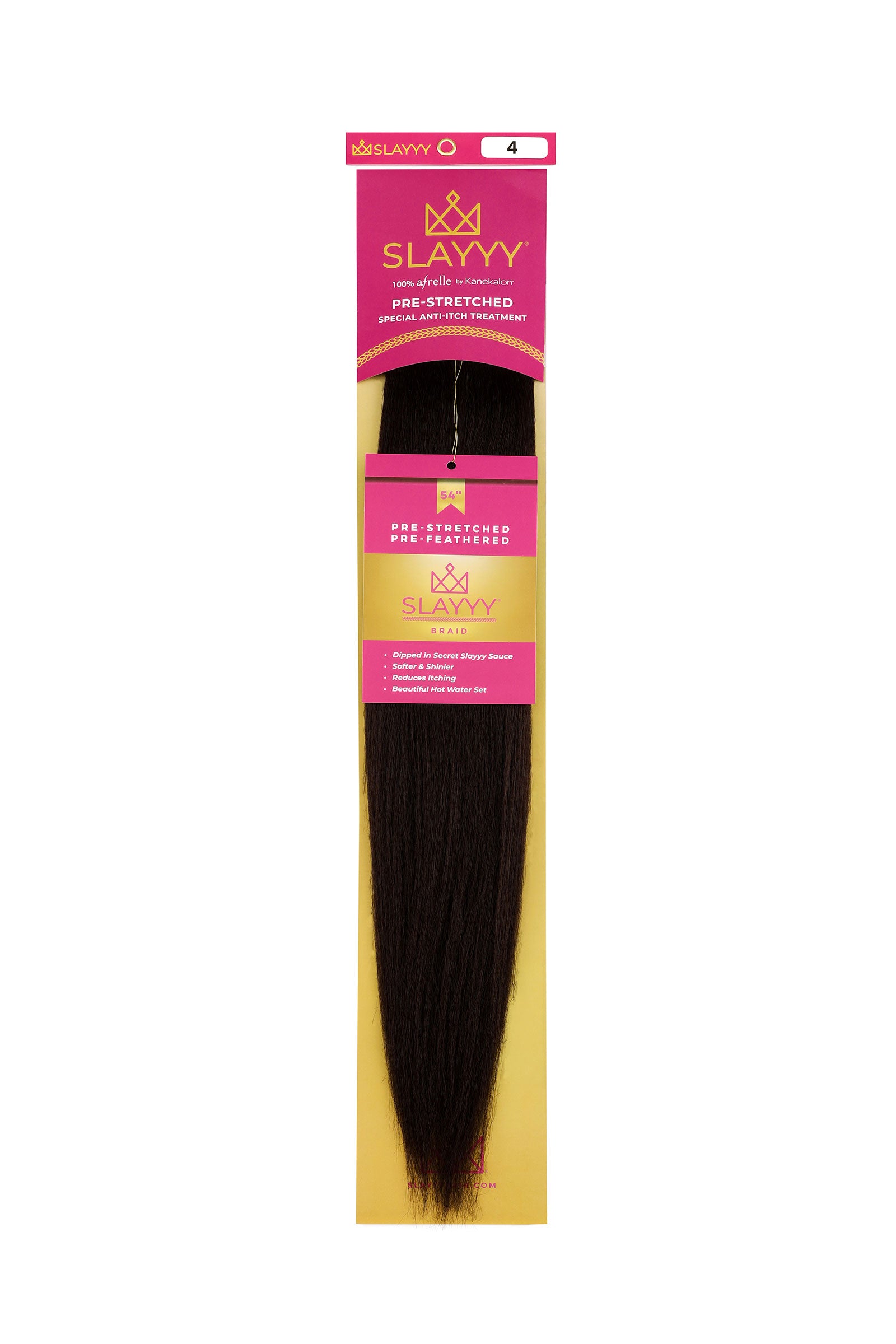 #4 Chocolate (Warm Brown) | Non-Toxic Synthetic Braiding Hair