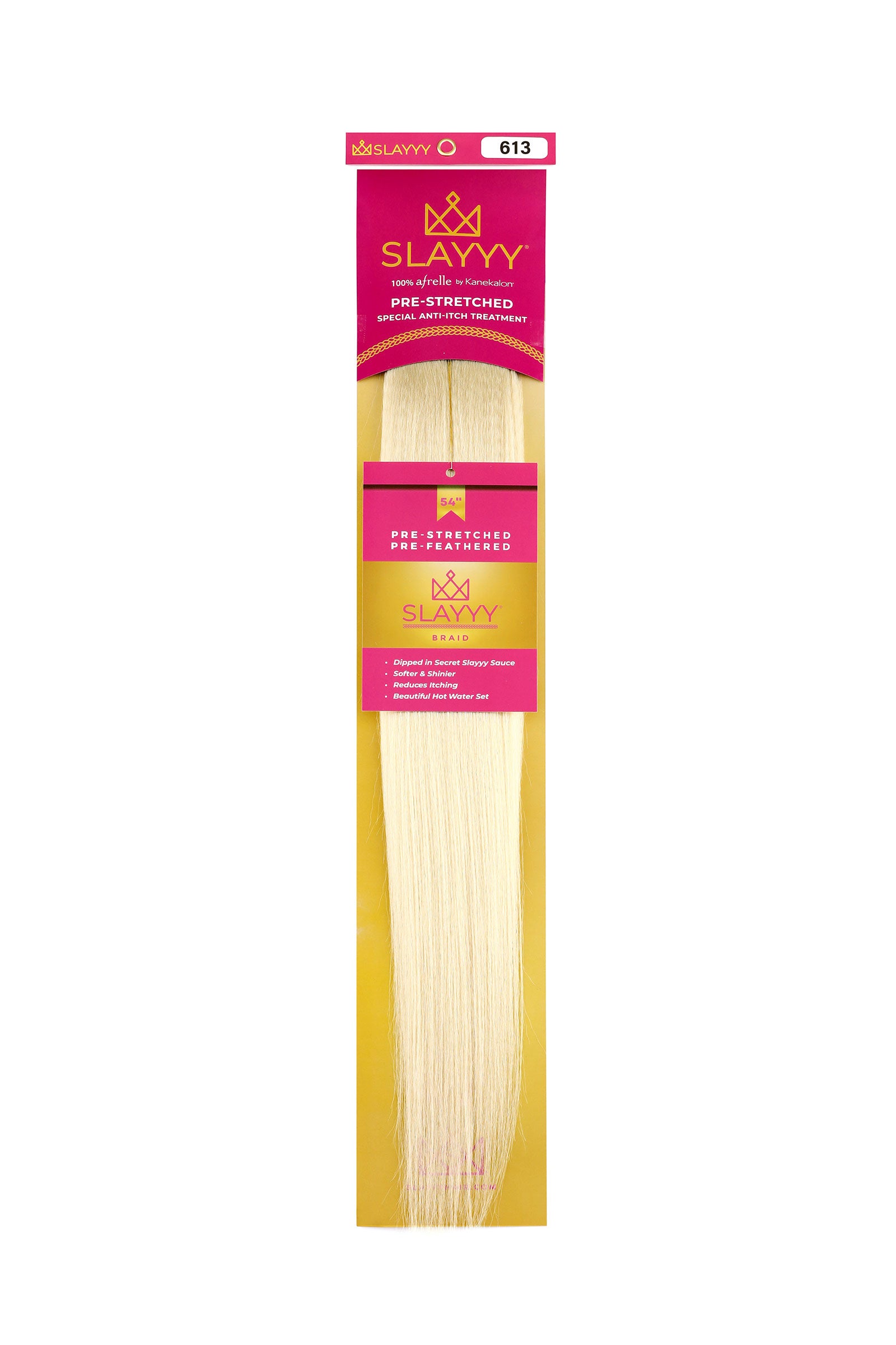 #613 Champagne (Platinum Blonde) | Non-Toxic Synthetic Braiding Hair