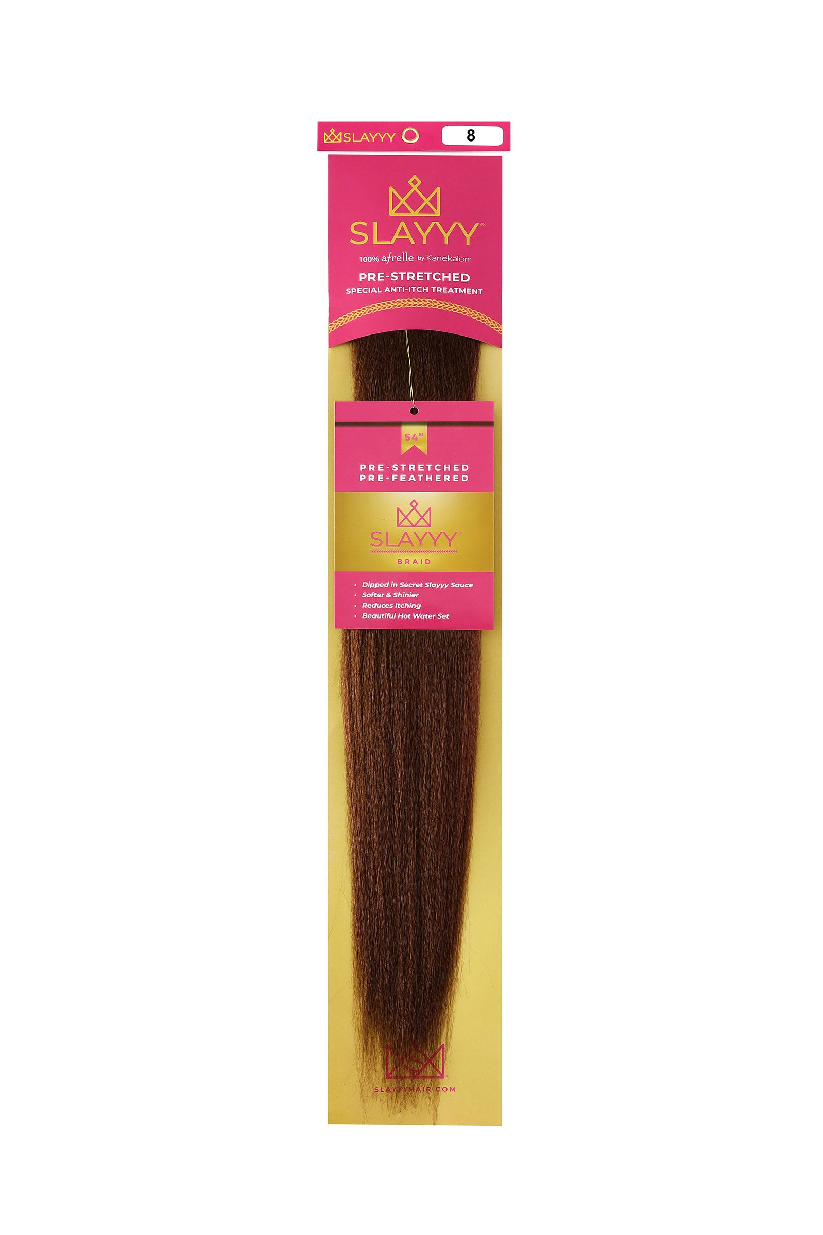 #8 Cocoa (Medium Brown) | Non-Toxic Synthetic Braiding Hair