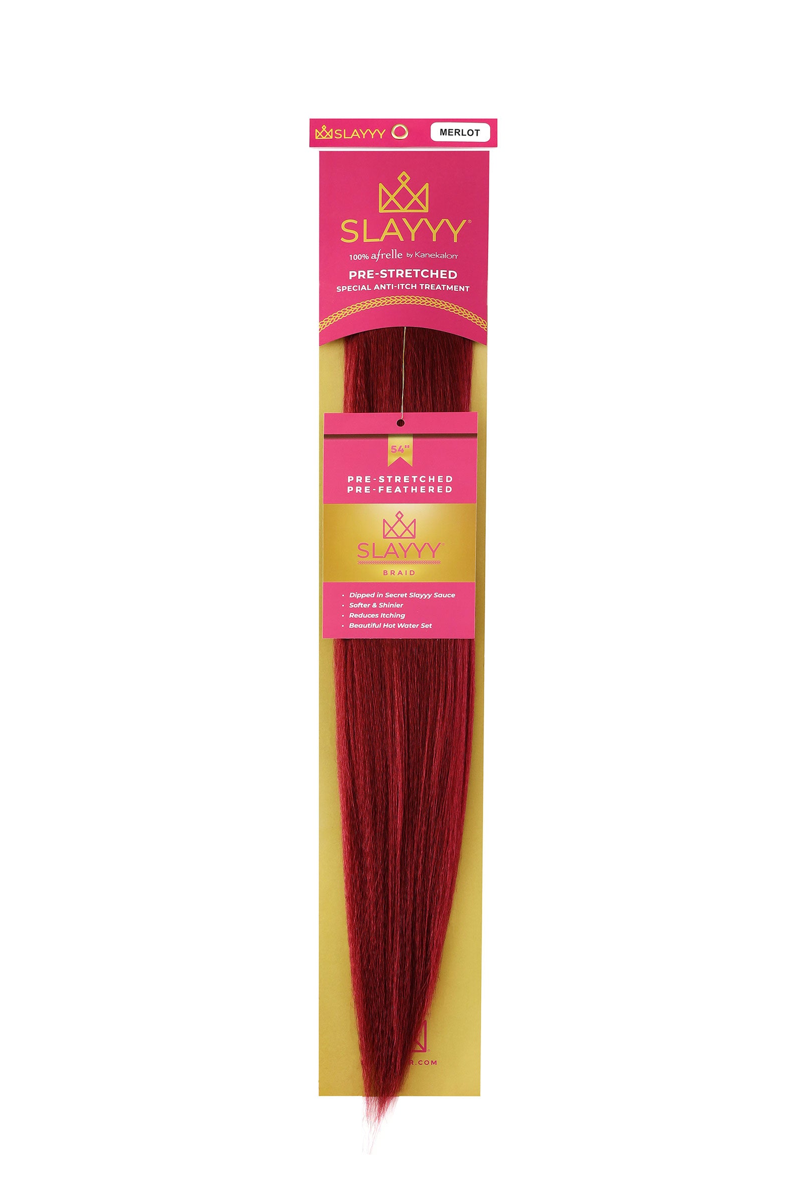 Merlot (Burgundy) | Non-Toxic Synthetic Braiding Hair
