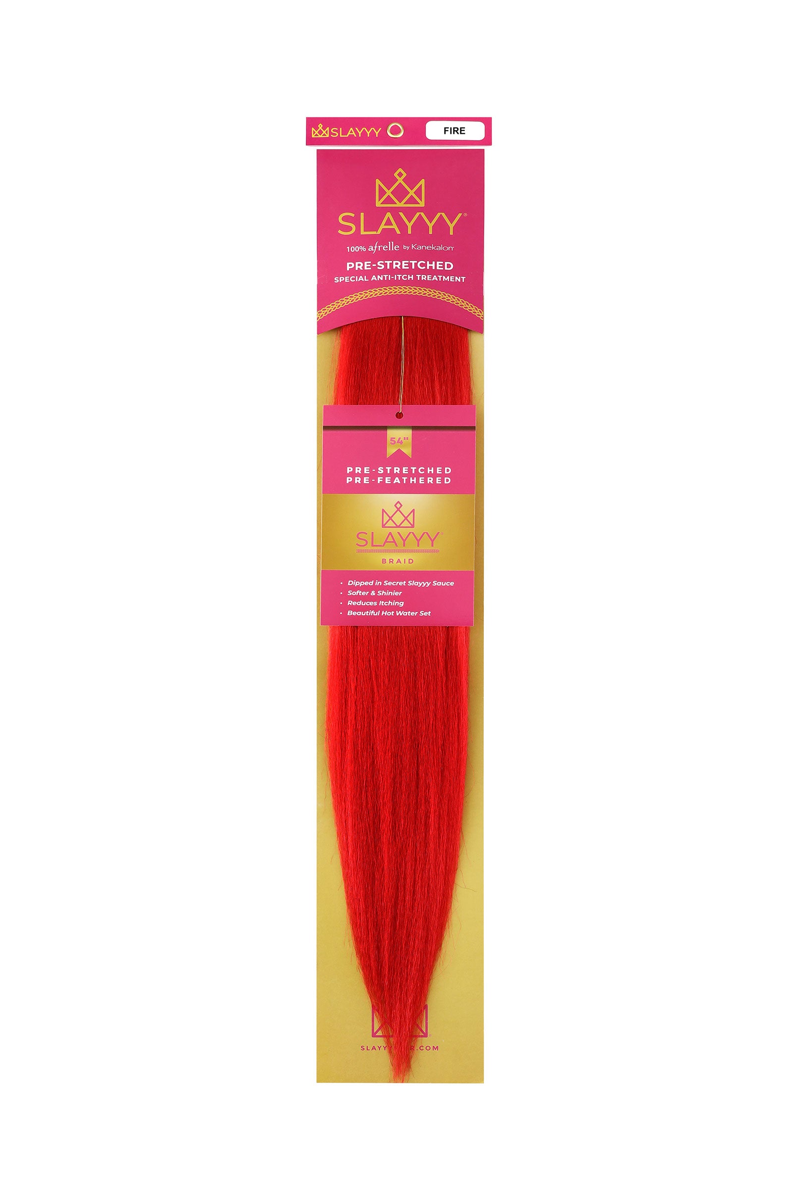 Fire (Deep Red) | Non-Toxic Synthetic Braiding Hair