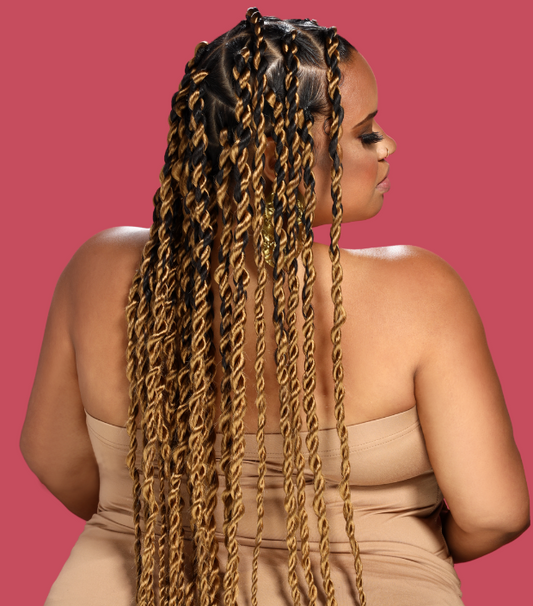 PECAN #27 Honey Blonde Non-Toxic Synthetic Braiding Hair