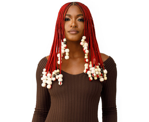 Fire (Deep Red) | Non-Toxic Synthetic Braiding Hair
