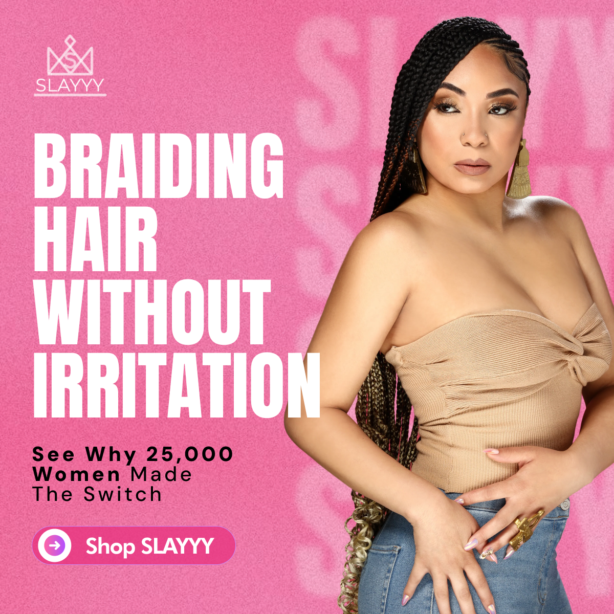 #8 Cocoa (Warmer Medium Brown) | Non-Toxic Synthetic Braiding Hair