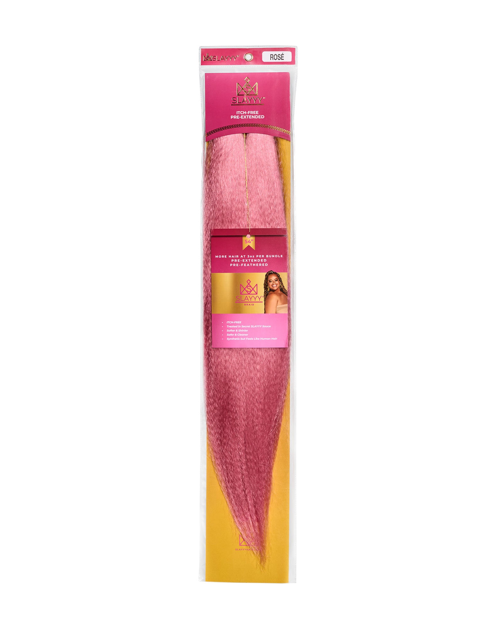 Rosé (Pink) | Non-Toxic Synthetic Braiding Hair – Limited Edition