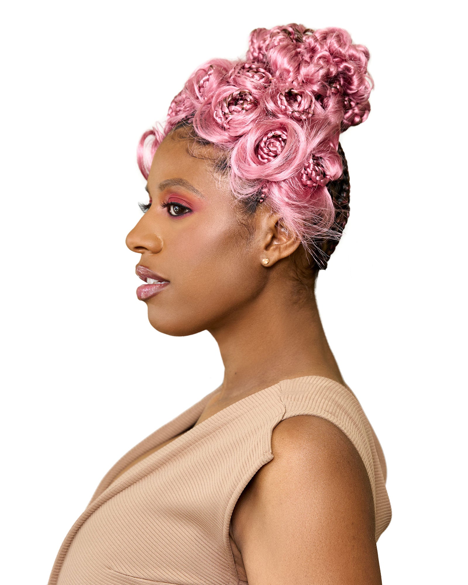 Rosé (Pink) | Non-Toxic Synthetic Braiding Hair – Limited Edition