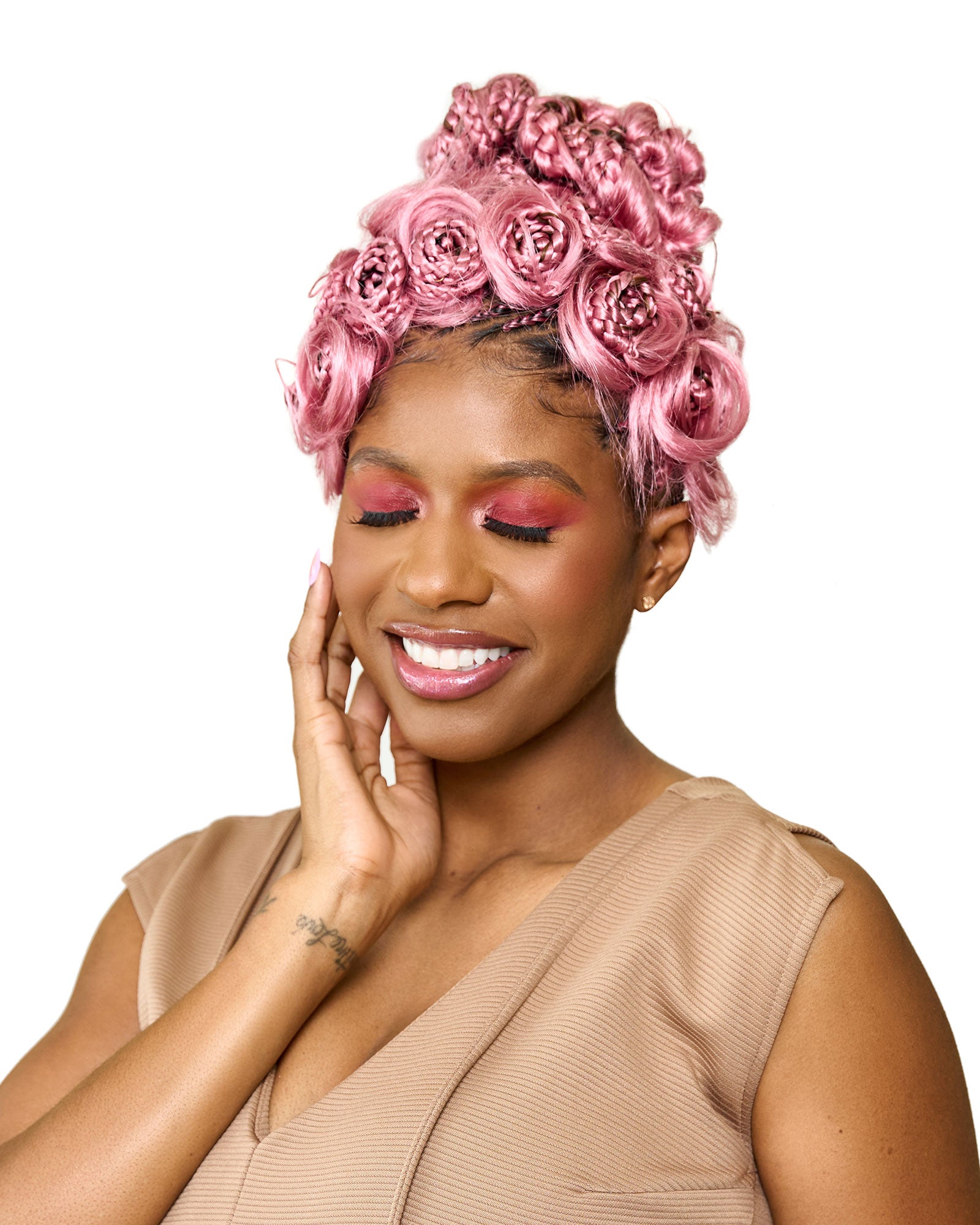 Rosé (Pink) | Non-Toxic Synthetic Braiding Hair – Limited Edition
